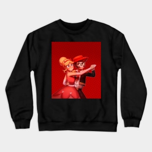 Blood moon ball Starco ( Star vs the forces of evil ) Crewneck Sweatshirt